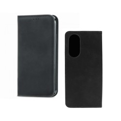Leather Flip Cover with Internal Pocket for Oppo A98 5g Black Leather Flip Cover with Internal Pocket for Oppo A98 5g Black